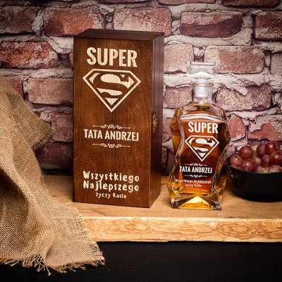 karafka w skrzynce super tata